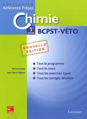 Couverture du produit · Chimie 1re année BCPST-Véto