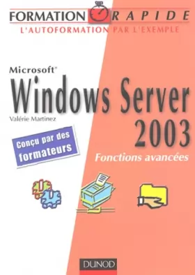 Couverture du produit · Microsoft Windows Server 2003 : Fonctions avancées