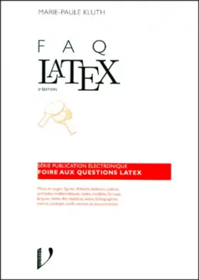 Couverture du produit · FAQ LaTeX française