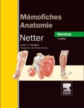 Couverture du produit · Mémofiches Anatomie Netter - Membres