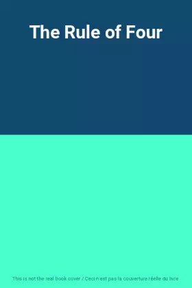 Couverture du produit · The Rule of Four