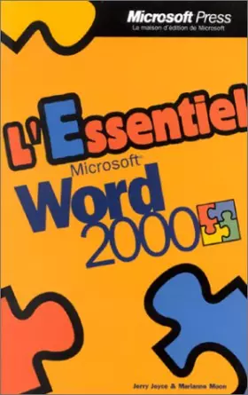 Couverture du produit · L'Essentiel Microsoft Word 2000