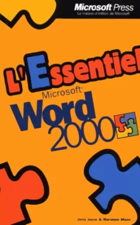 Couverture du produit · L'Essentiel Microsoft Word 2000