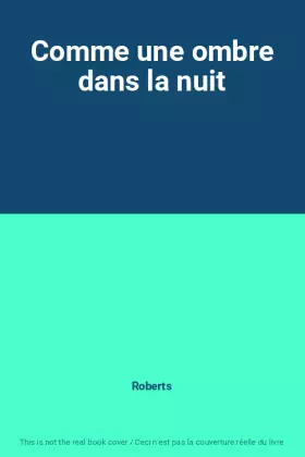 Couverture du produit · Comme une ombre dans la nuit