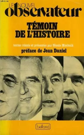 Couverture du produit · Temoin de l'histoire.