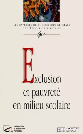 Couverture du produit · Exclusion et pauvreté en milieu scolaire