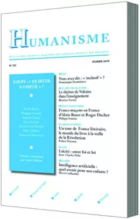 Couverture du produit · Humanisme n°322