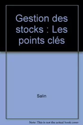 Couverture du produit · Gestion des stocks : Les points clés