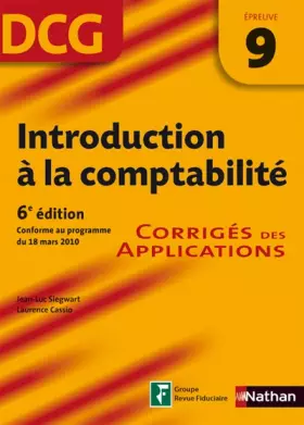 Couverture du produit · INTRODUCTION COMPTA EPR 9 DCG