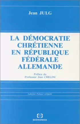 Couverture du produit · L'Union chrétienne démocrate C.D.U. en R.F.A.