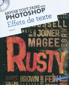 Couverture du produit · Savoir tout faire avec Photoshop : Effets de texte (1CD)
