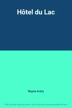 Couverture du produit · Hôtel du Lac