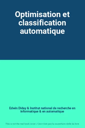 Couverture du produit · Optimisation et classification automatique