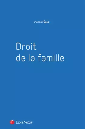 Couverture du produit · Droit de la famille