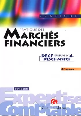 Couverture du produit · Pratique des marchés financiers DECF épreuve 4