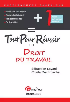 Couverture du produit · Tout pour réussir en droit du travail