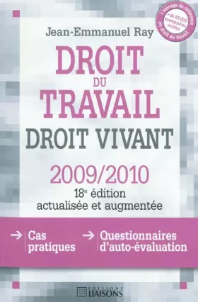 Couverture du produit · Droit du travail : Droit vivant 2009-2010