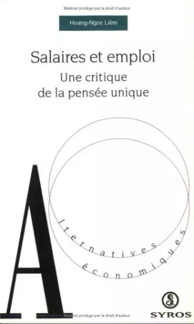 Couverture du produit · Salaires et emploi
