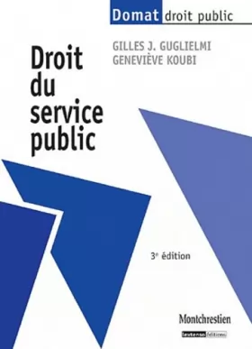 Couverture du produit · Droit du service public, 3ème édition