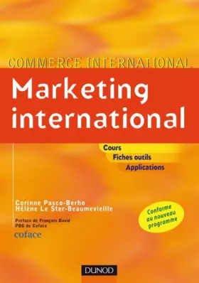 Couverture du produit · Marketing international