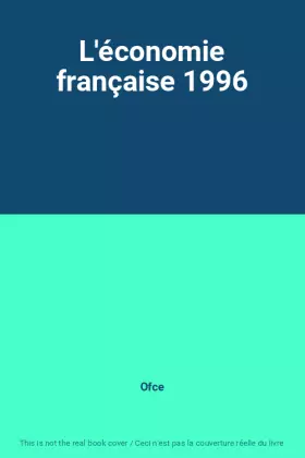 Couverture du produit · L'économie française 1996