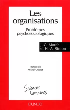 Couverture du produit · LES ORGANISATIONS. Problèmes psychosociologiques, 2ème édition 1995