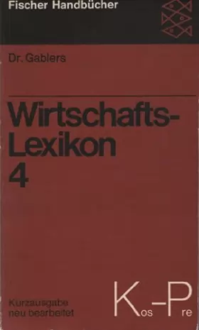 Couverture du produit · Wirtschaftslexikon 4