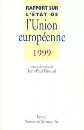 Couverture du produit · Rapport sur l'état de l'union européenne 1999