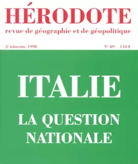 Couverture du produit · Hérodote n° 89 : Italie, la question nationale