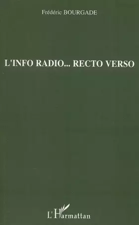 Couverture du produit · L'info radio... recto verso