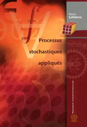 Couverture du produit · Processus stochastiques appliqués