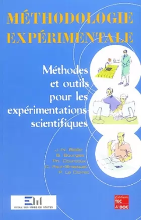 Couverture du produit · Méthodologie expérimentale : Méthodes et outils pour les expérimentations scientifiques