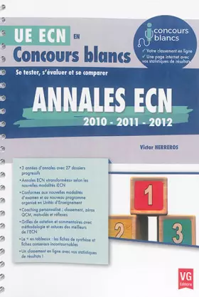 Couverture du produit · Annales ECN 2010-2011-2012