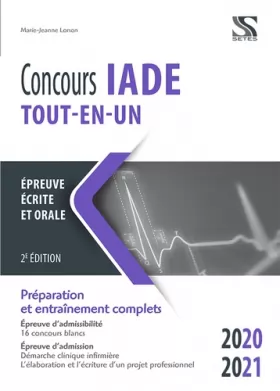 Couverture du produit · Concours IADE tout-en-un 2020-2021