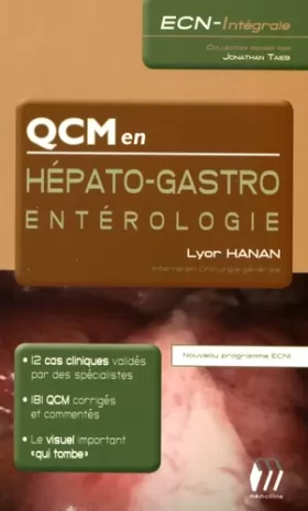 Couverture du produit · QCM en hépato-gastro-entérologie