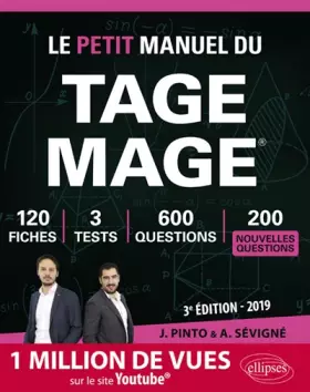 Couverture du produit · Le Petit Manuel du TAGE MAGE - édition 2019