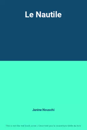 Couverture du produit · Le Nautile