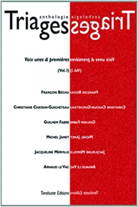 Couverture du produit · Anthologie Triages 2014 Vol. I