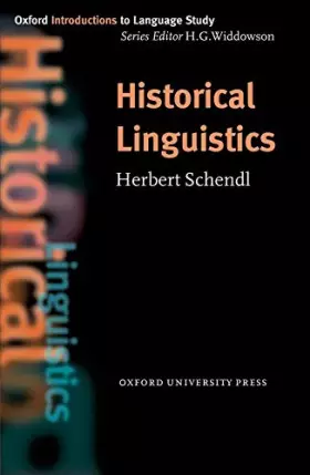 Couverture du produit · Historical Linguistics