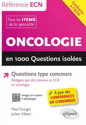 Couverture du produit · Oncologie en 1000 Questions Isolées Conforme à l'iECN