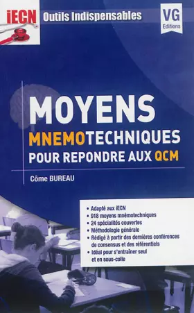 Couverture du produit · Moyens mnémotechniques pour répondre aux QCM