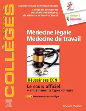 Couverture du produit · Médecine légale - Médecine du travail: Réussir les ECNi