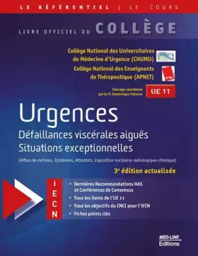 Couverture du produit · Urgences: Défaillances viscérales aiguës, situations exceptionnelles (épidémies, attentats, exposition nucléaire-radiologique-c