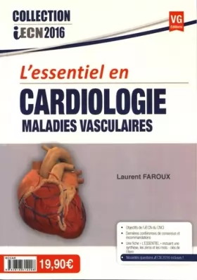 Couverture du produit · L'essentiel en cardiologie, maladies vasculaires