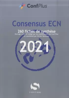 Couverture du produit · Consensus ECN 2021: 260 fiches de synthèse