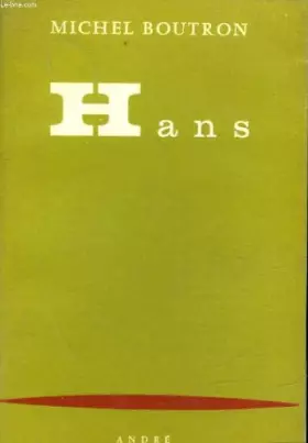 Couverture du produit · Hans