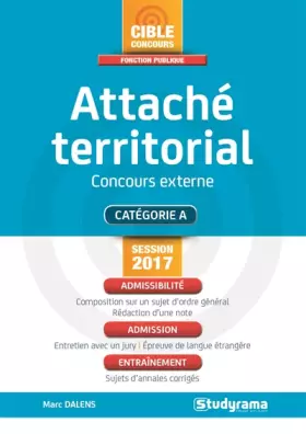 Couverture du produit · Attaché territorial - Concours externe