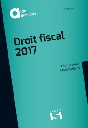 Couverture du produit · Droit fiscal 2017 - 15e éd.