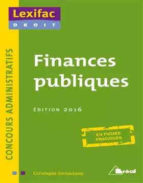 Couverture du produit · Finances publiques