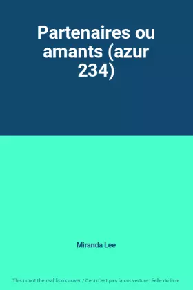 Couverture du produit · Partenaires ou amants (azur 234)